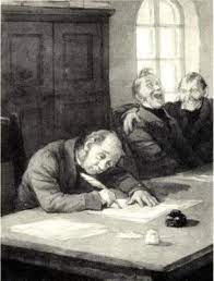 Иллюстрации Кукрыниксов к повести Гоголя "Шинель"